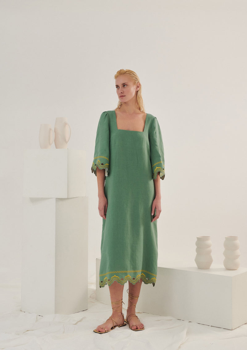 Culture Light Khaki Dress