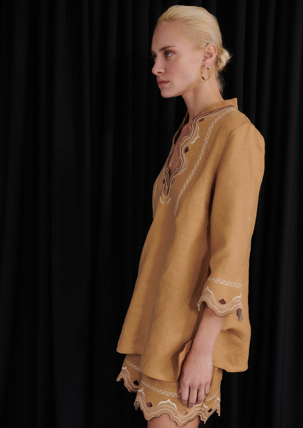 Adventure Beige Blouse