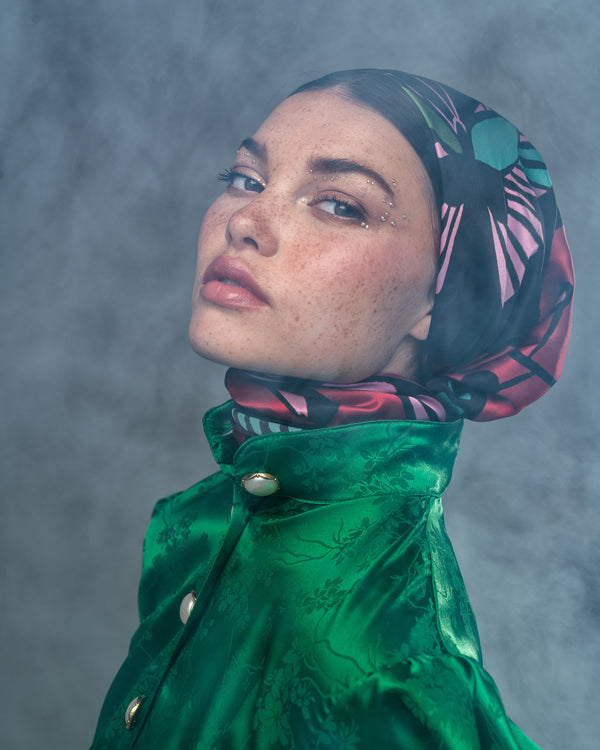 FASHION MADE OF SILK-BAMBI SCARF-JUST BRAZIL