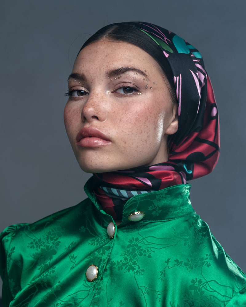 FASHION MADE OF SILK-BAMBI SCARF-JUST BRAZIL