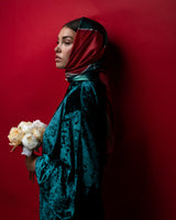 FASHION MADE OF SILK-LITTLE RED RIDDING HOOD SCARF-JUST BRAZIL