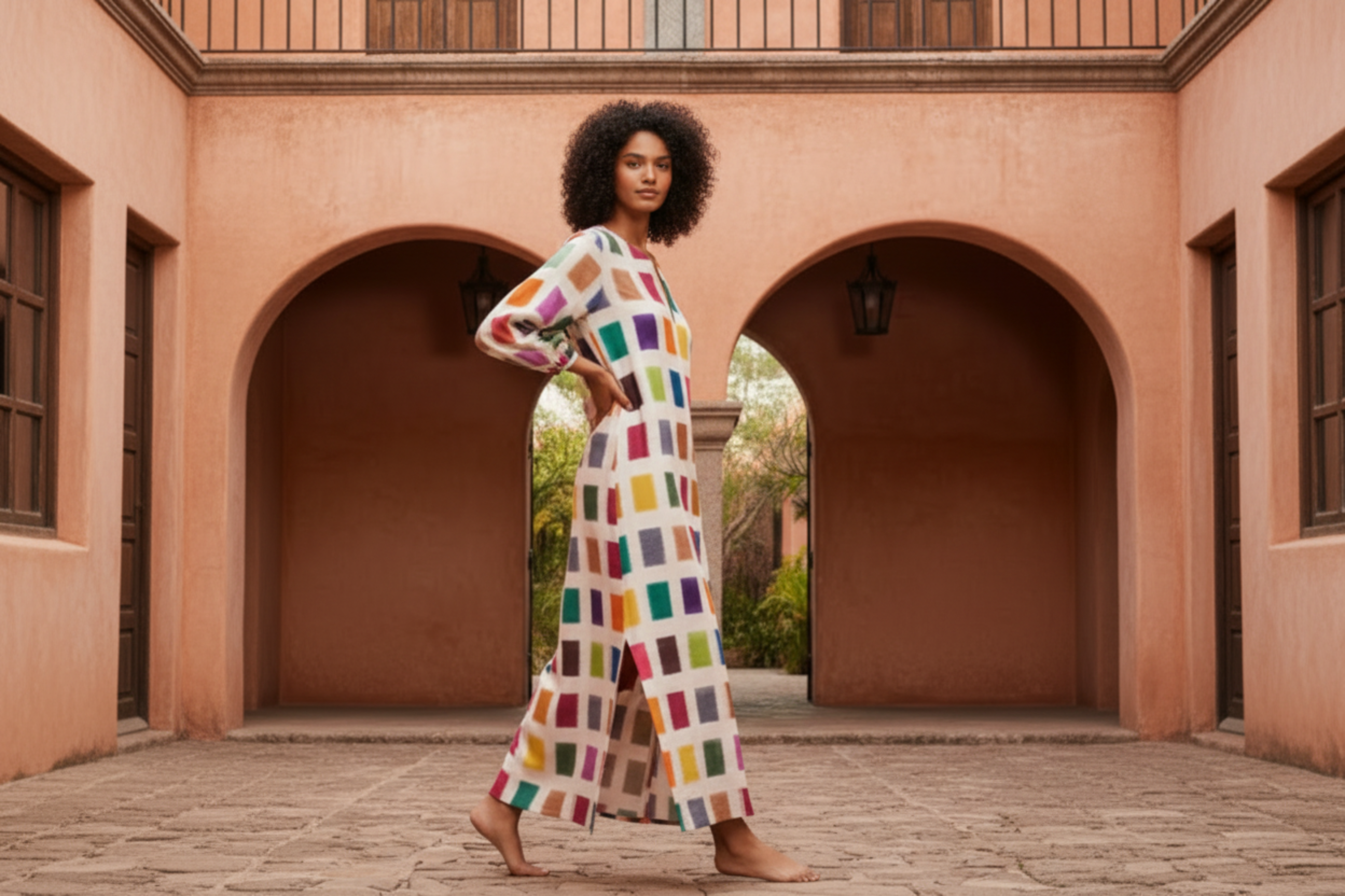 Nagar Squares Kaftan