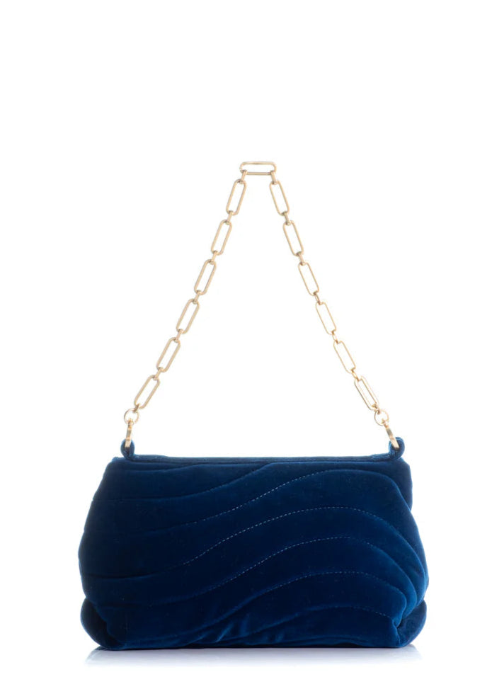 The Kyoto 2.0 Blue Quilted Velvet