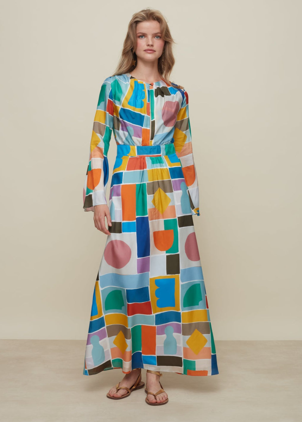 Galeria-Lavander Game Silk Dress-Justbrazil