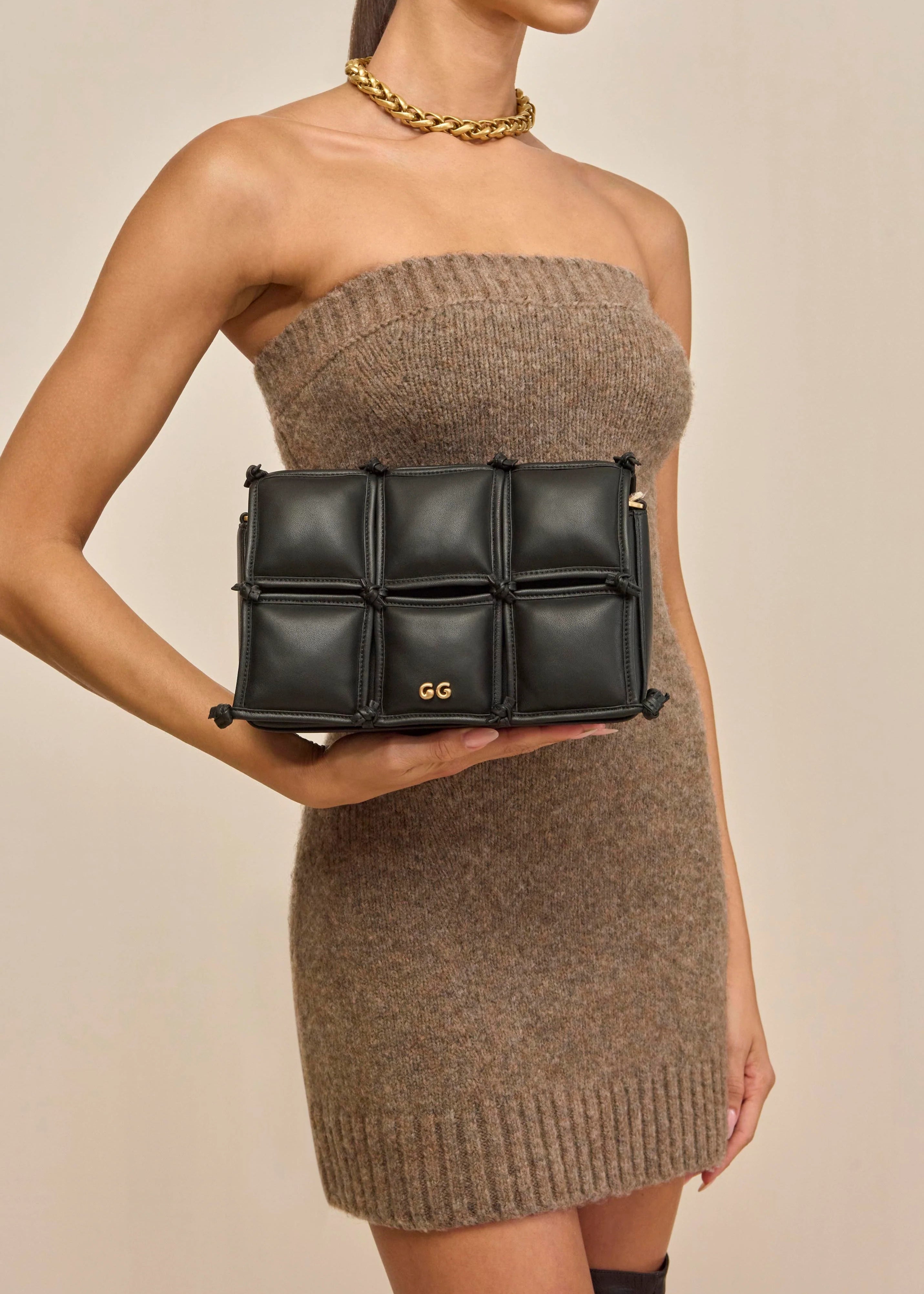 Prue Crossbody Black Bag