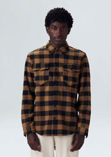 Mens Plaid Shirt Jacket