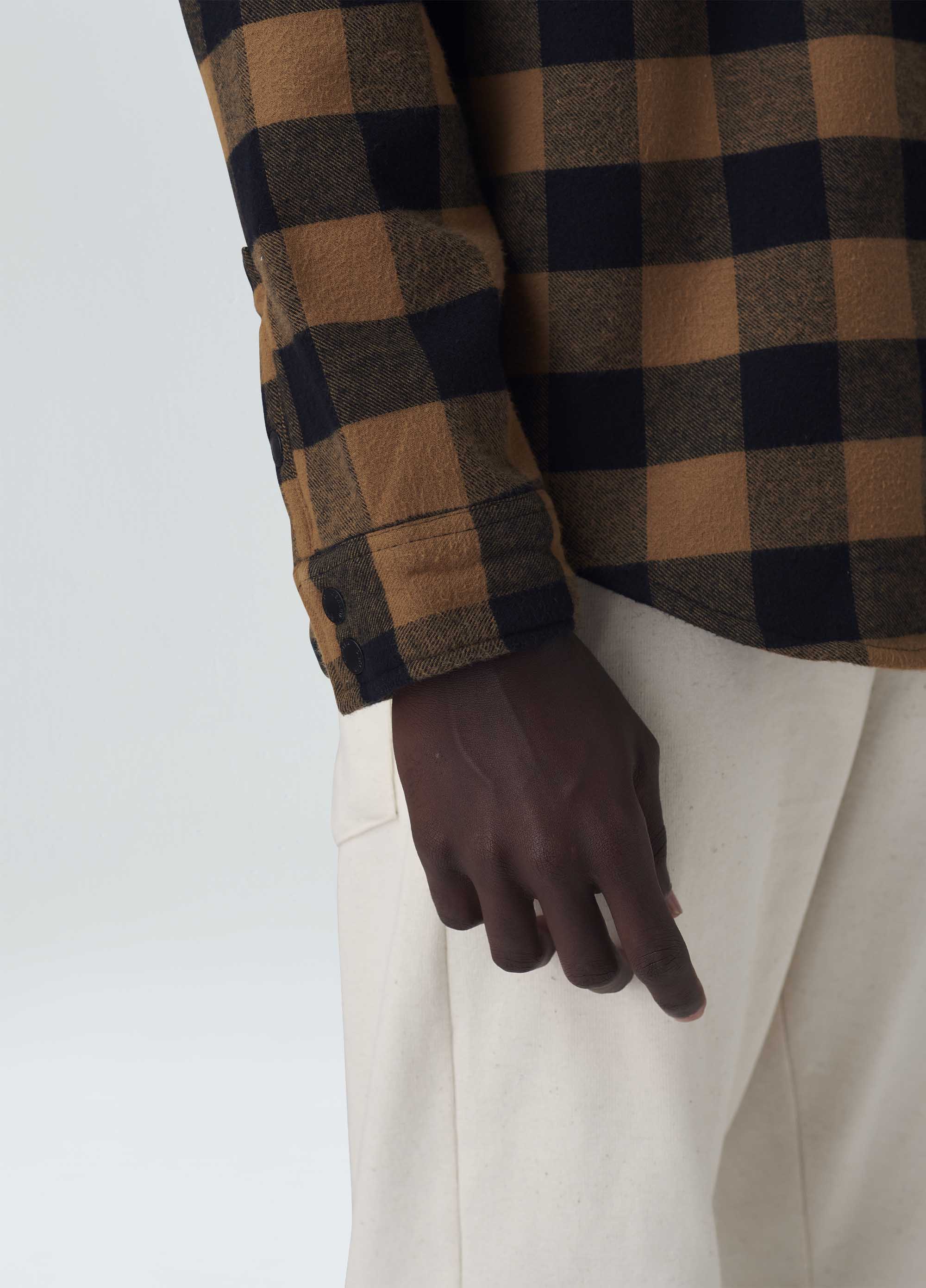 OSKLEN-MENS PLAID-SHIRT JACKET-JUST BRAZIL