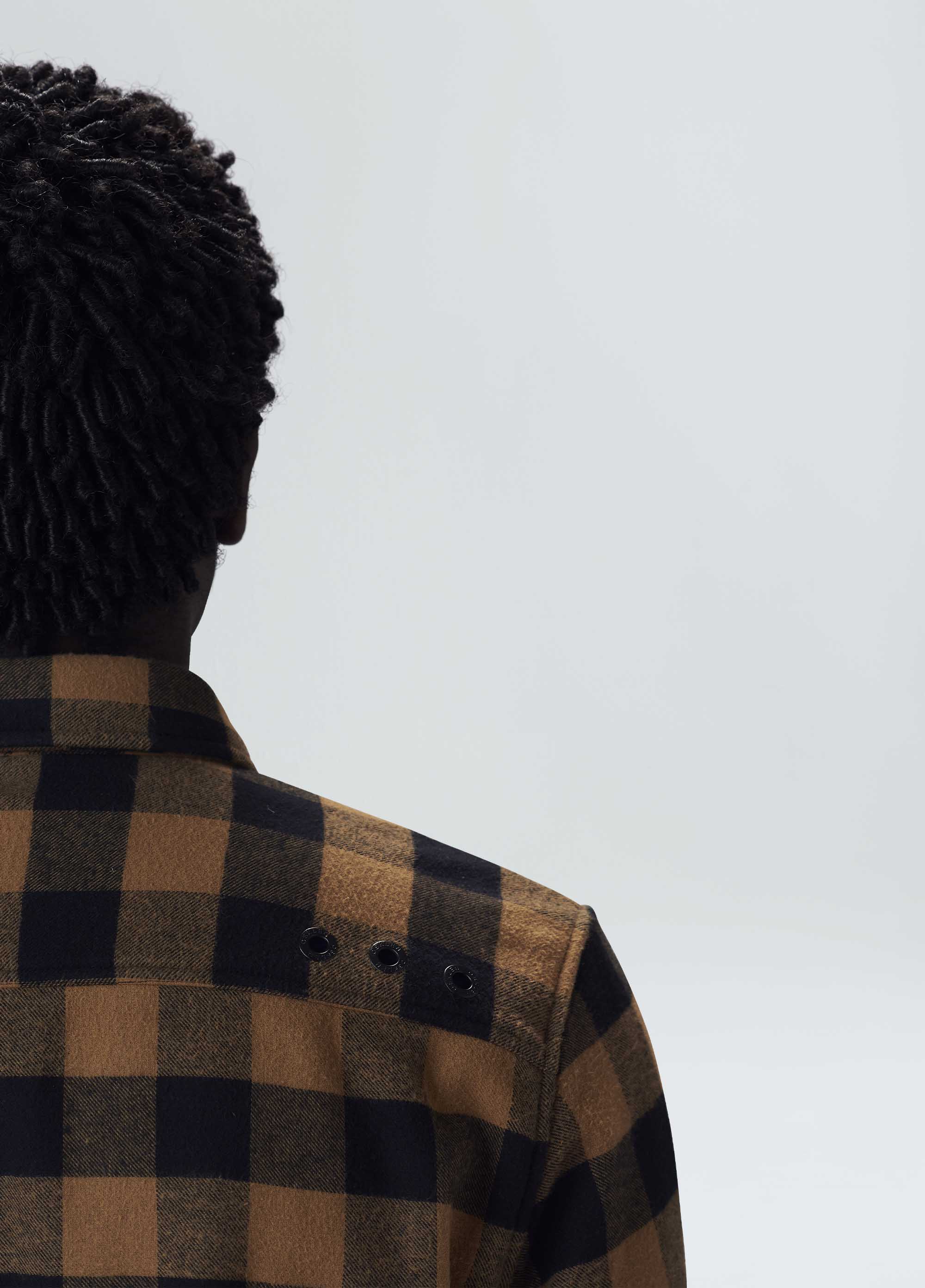 OSKLEN-MENS PLAID SHIRT JACKET-JUST BRAZIL