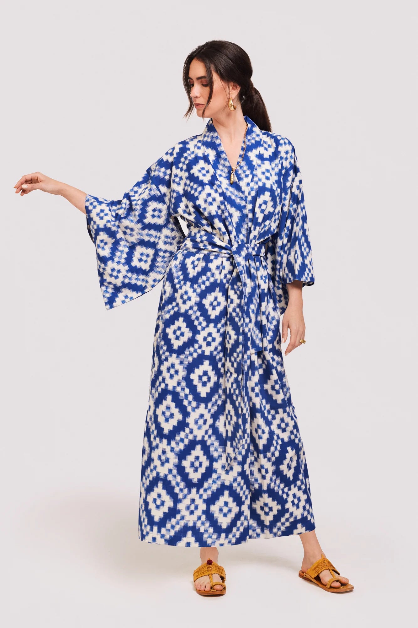 Kleed-Mombasa Blue Kimono-Justbrazil