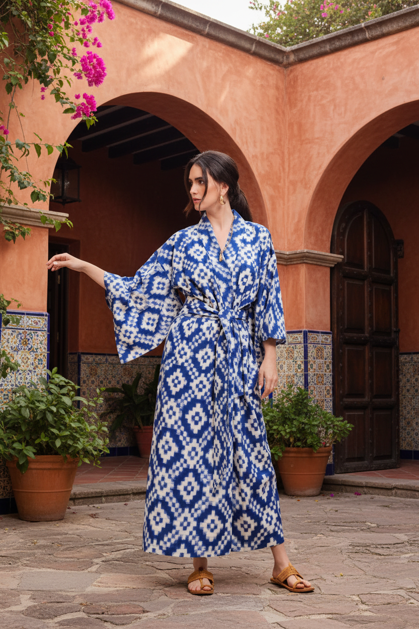 Mombasa Blue Kimono