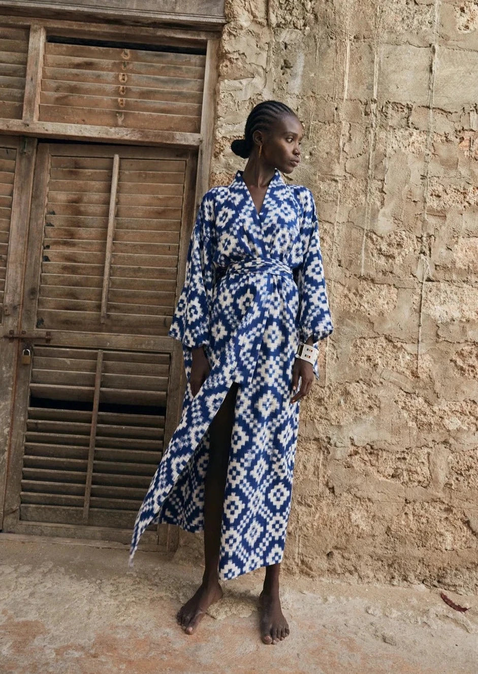 Kleed-Mombasa Blue Kimono-Justbrazil