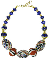 Rosalba Blue Short Necklace