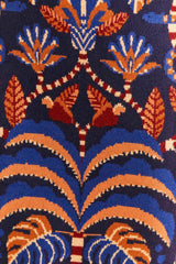 FARM-NATURE BEAUTY BLUE SCARF KNIT MIDI SKIRT-JUST BRAZIL