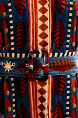 FARM-NATURE BEAUTY BLUE SCARF MINI DRESS-JUST BRAZIL