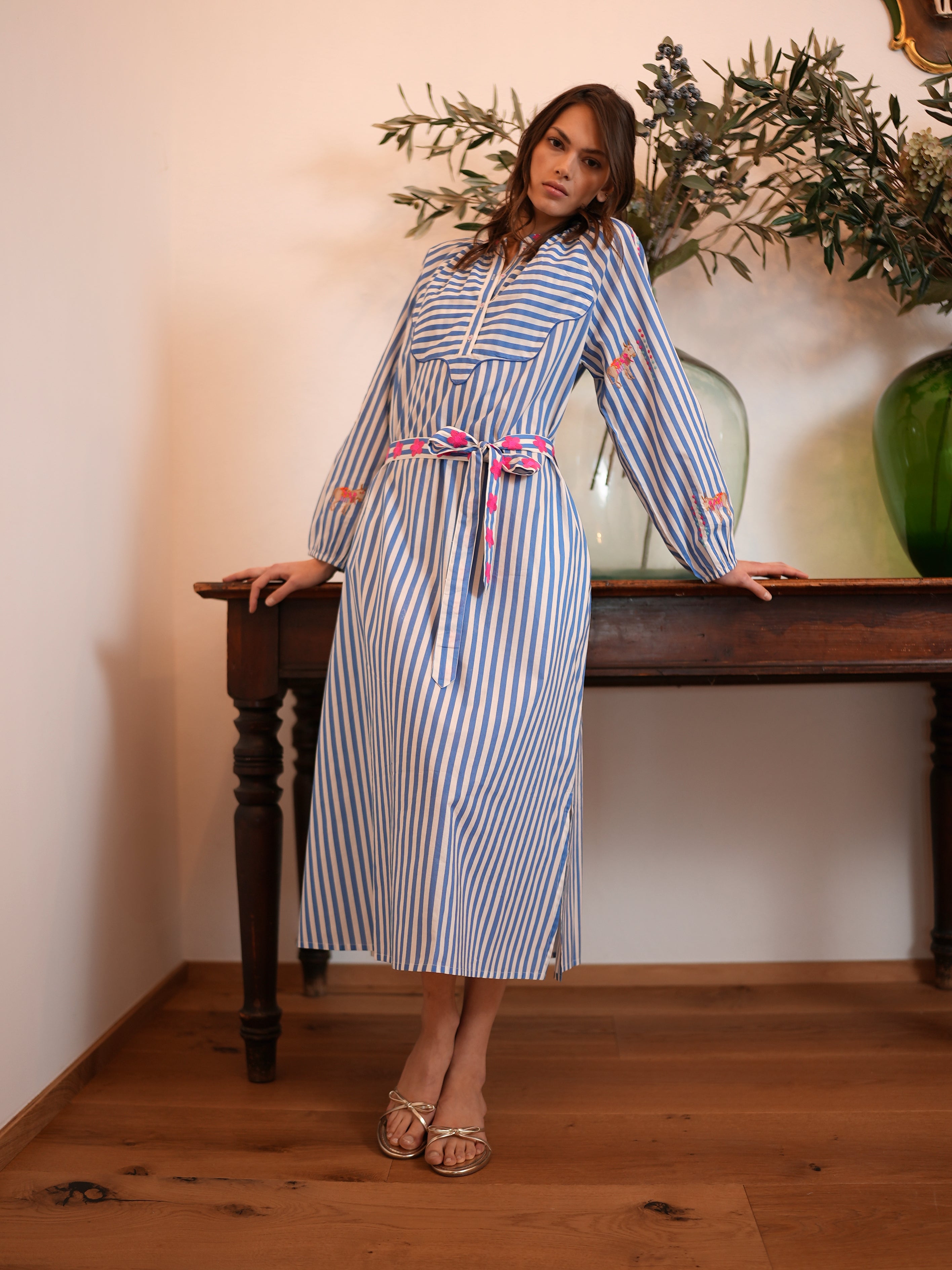 Hellebore Blue Donkey Kaftan