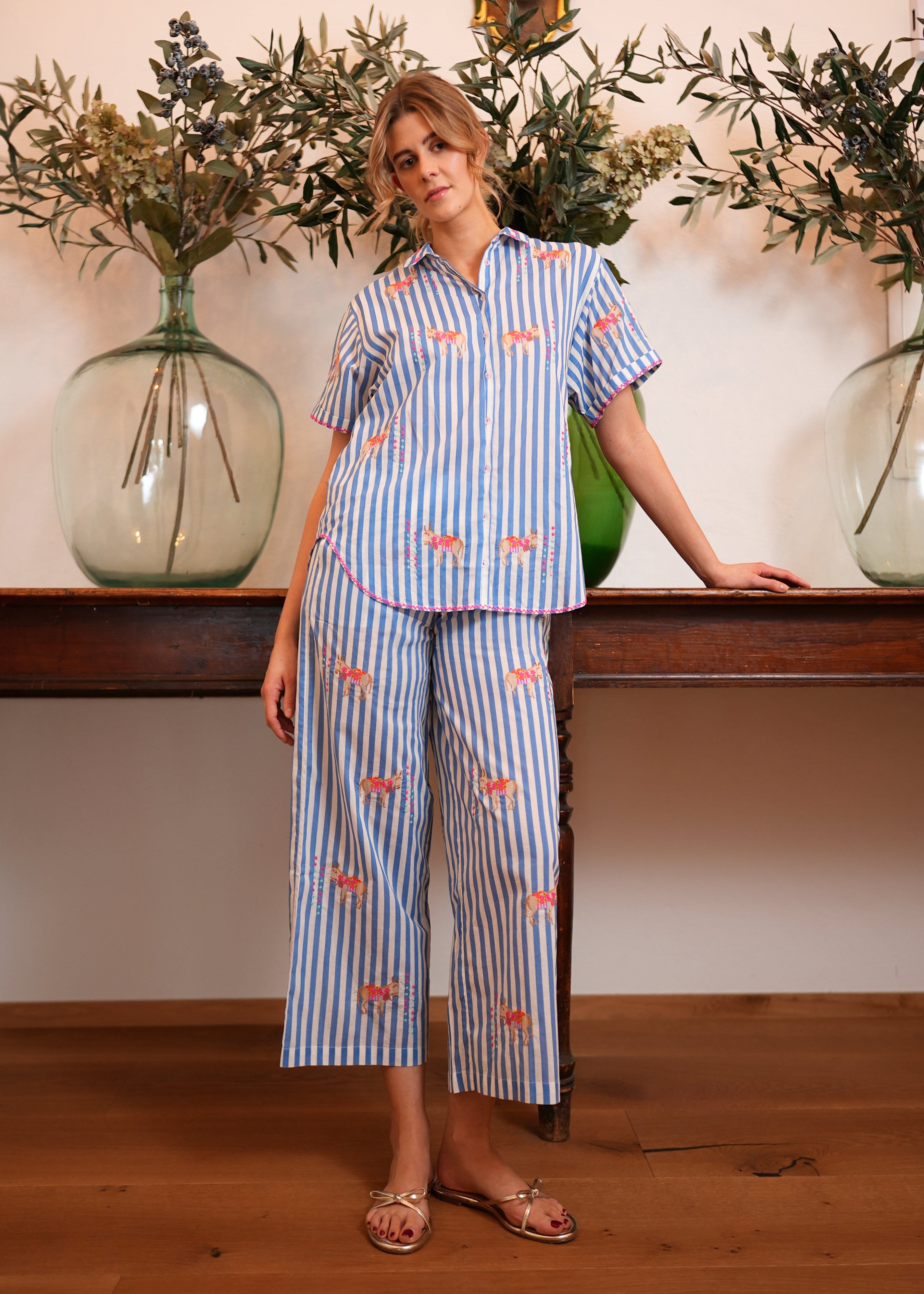 Fennel Blue Donkey Pants