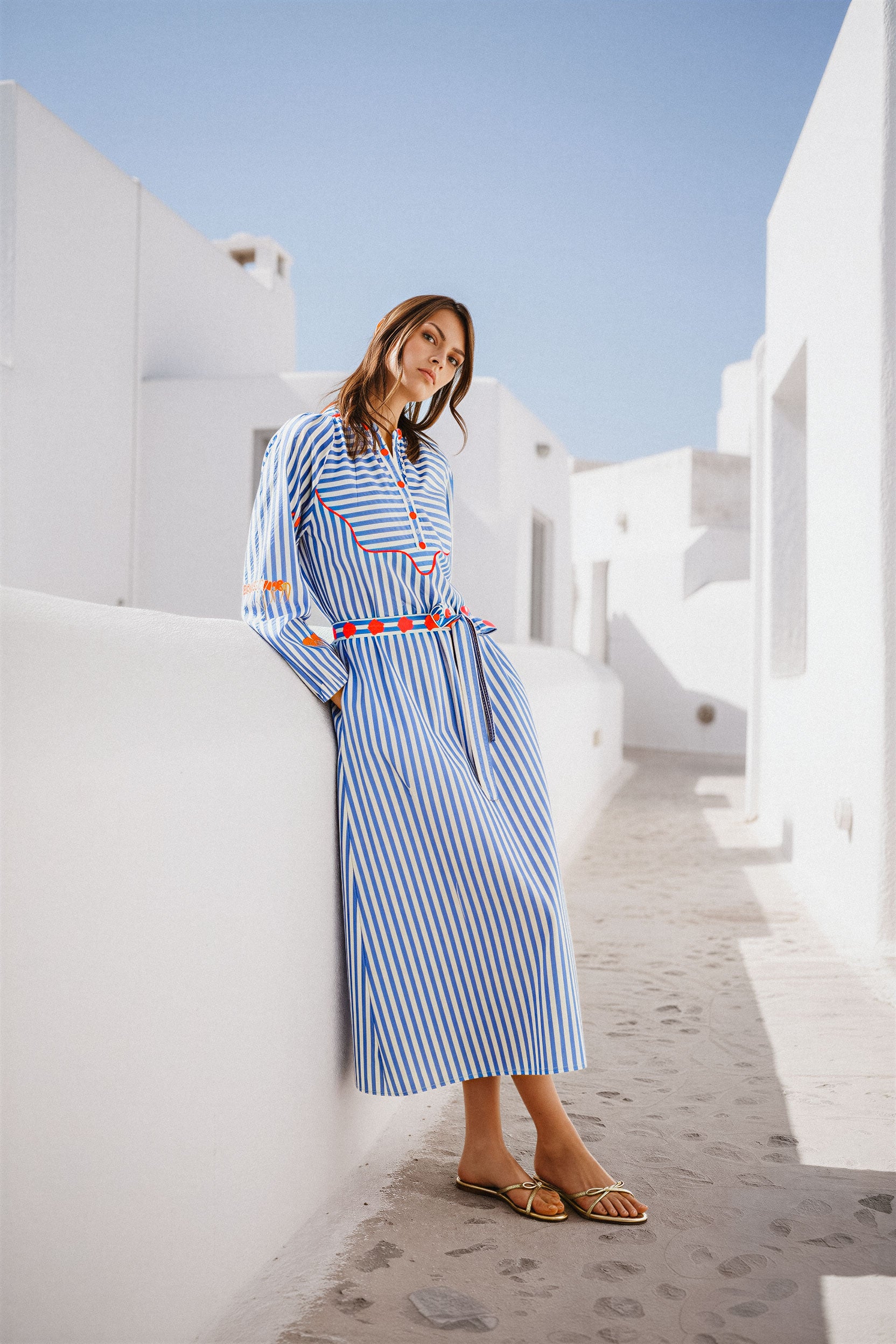 Hellebore Blue Donkey Kaftan