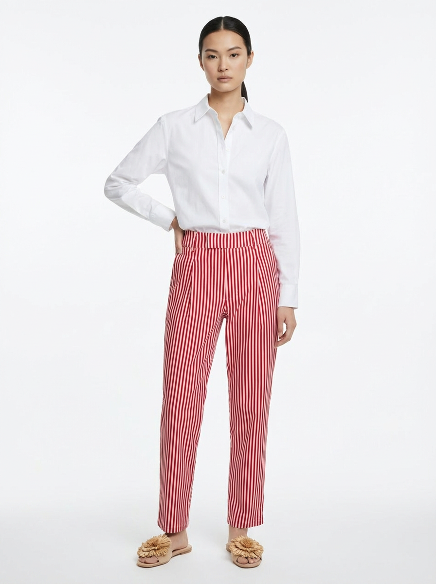 Nubia Red Stripes Pants