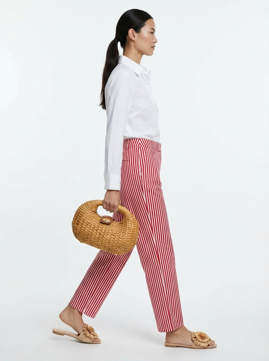 Nubia Red Stripes Pants
