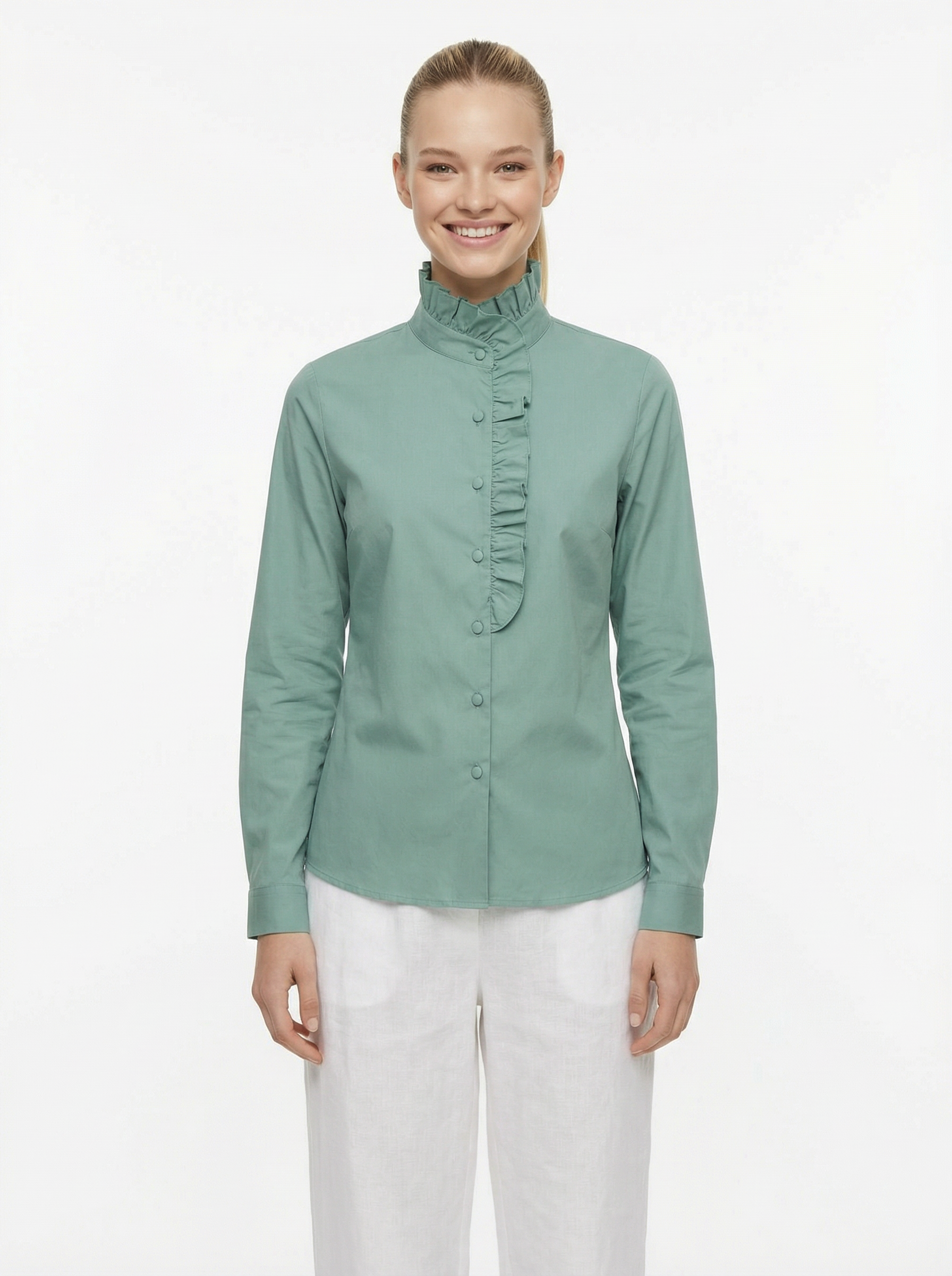 Olivia Lolita Green Aloe Blouse