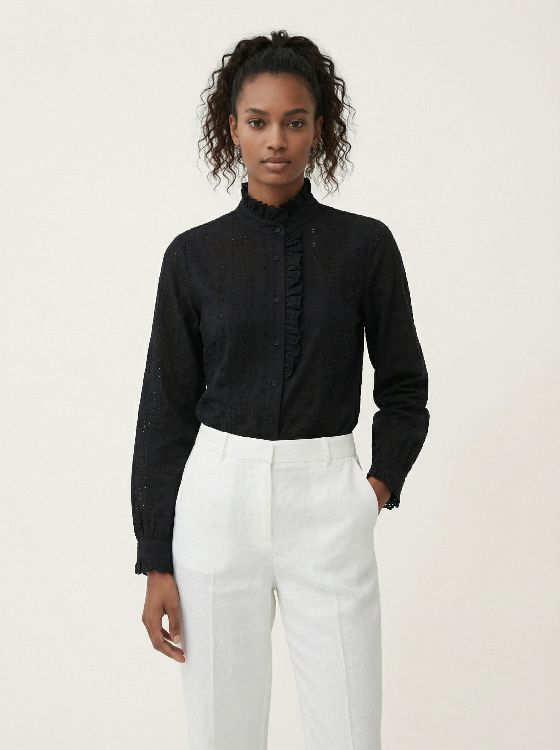 Olivia Rechelier Black Blouse