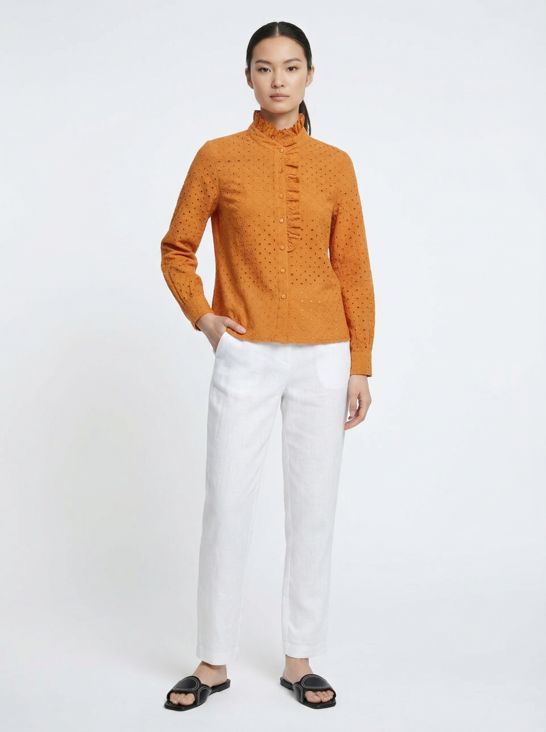 Olivia Rechelier Orange Blouse
