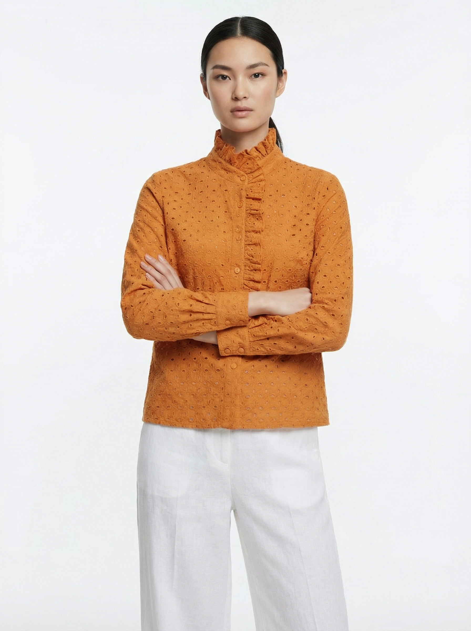 Olivia Rechelier Orange Blouse