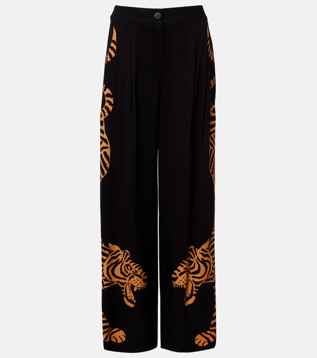 Black Tiger Wide Leg Pants