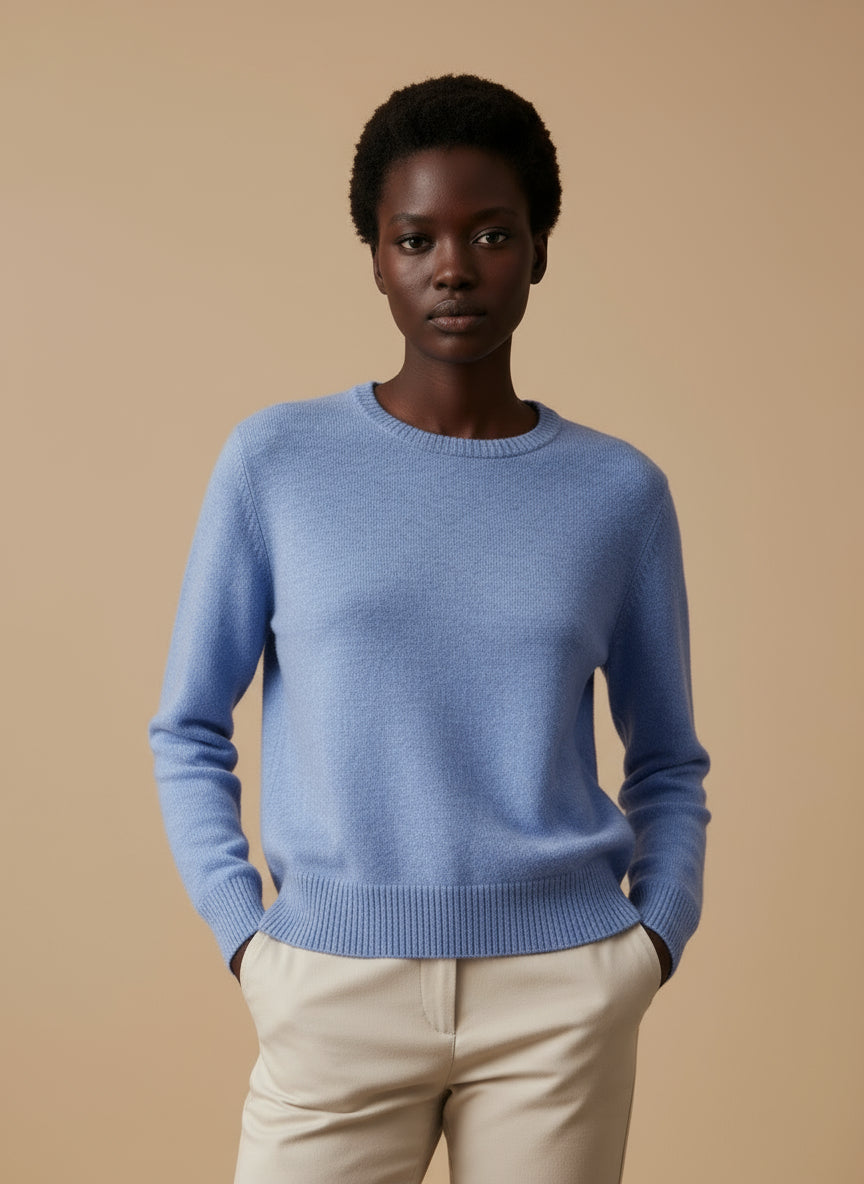 Ysee Chambray Blue Blouse