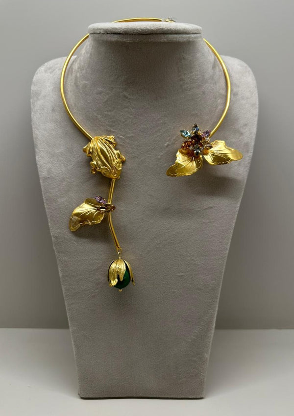 Collar Necklace Green