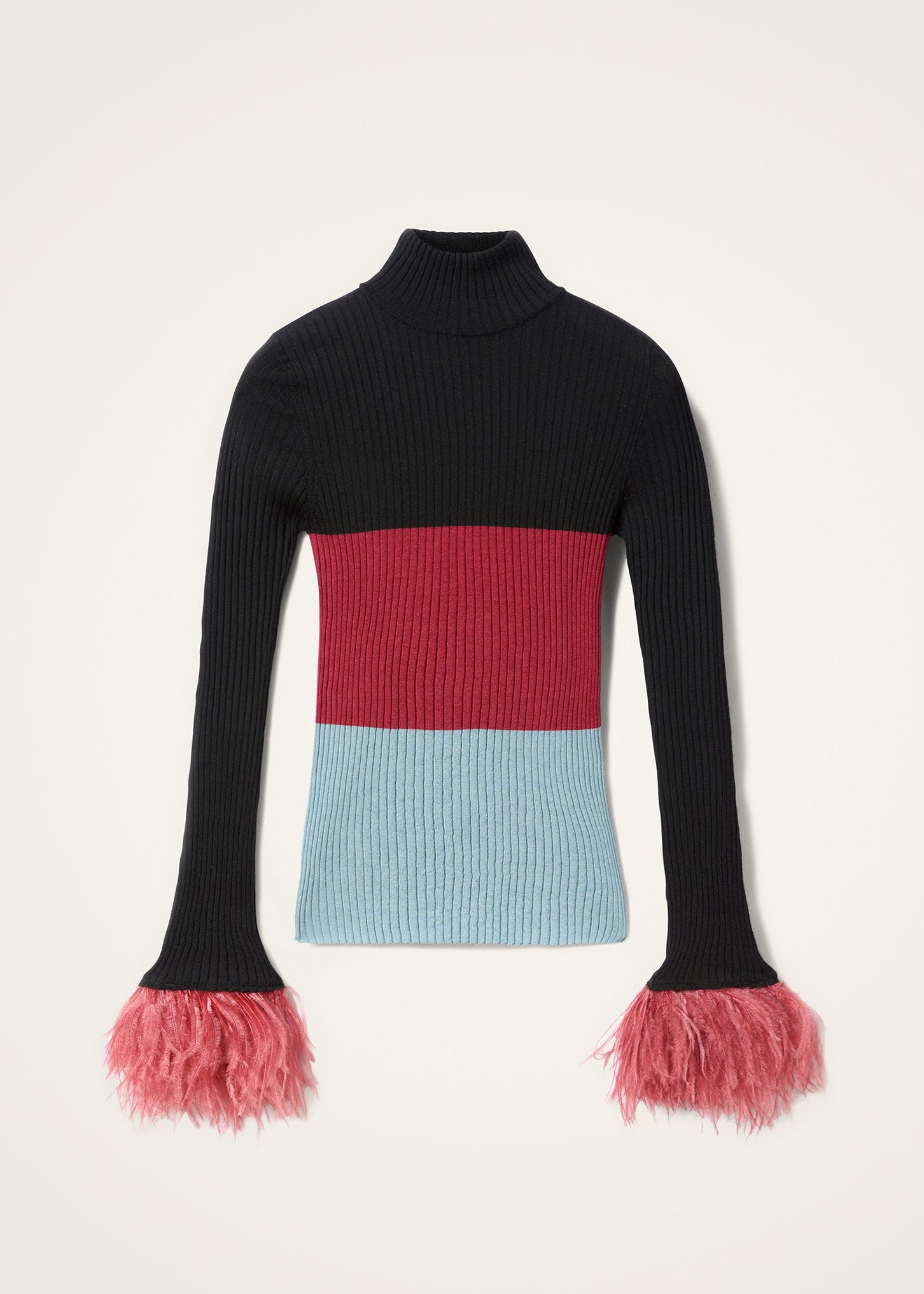 Black Multi High Kick Top