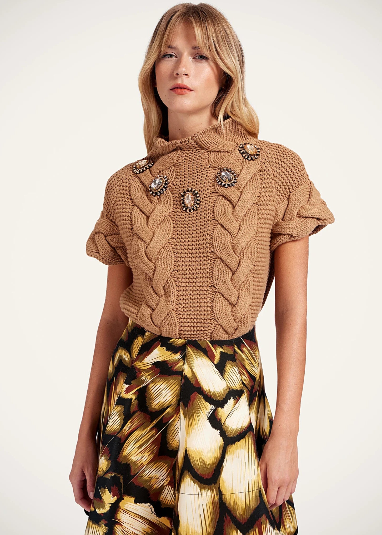 Portrait Top Brown