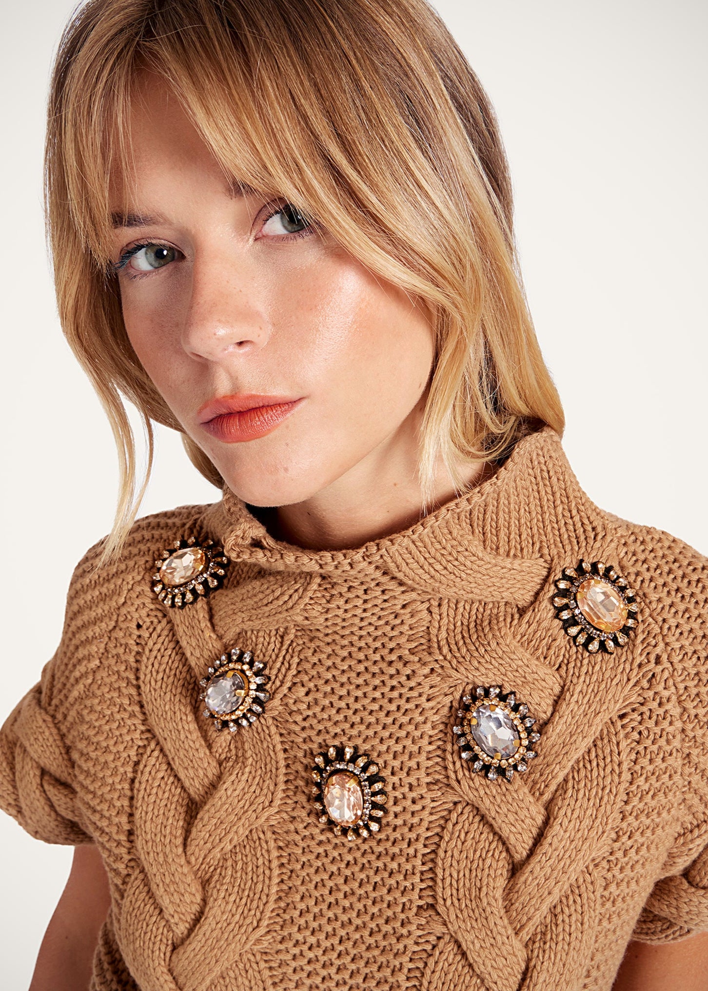 Portrait Top Brown