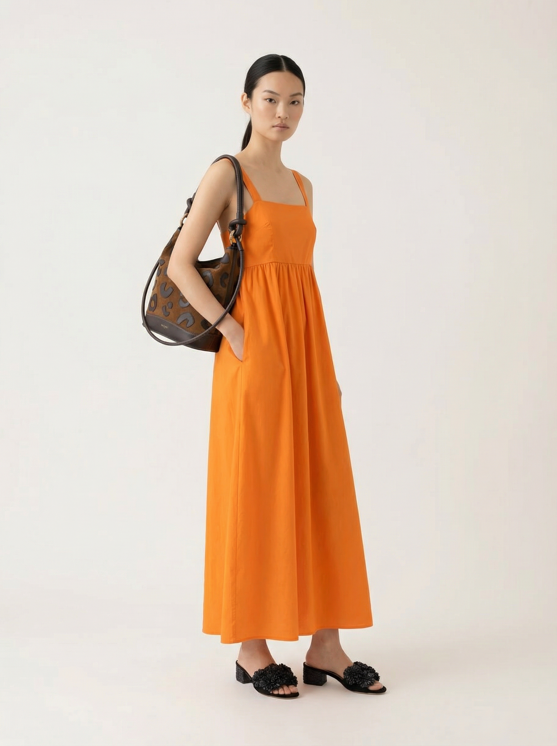 Paty Orange Dress