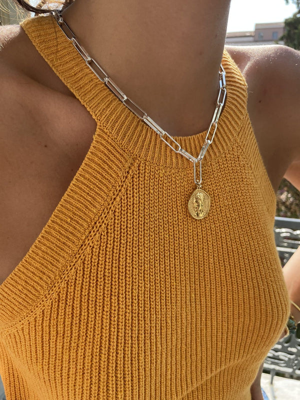 Hermis Large Matte Zena Chain