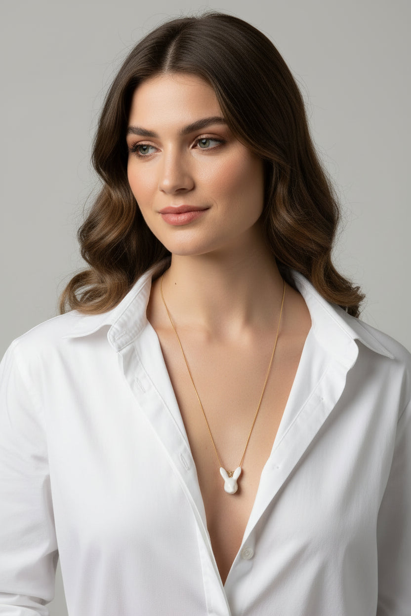 Rabbit Head Necklace
