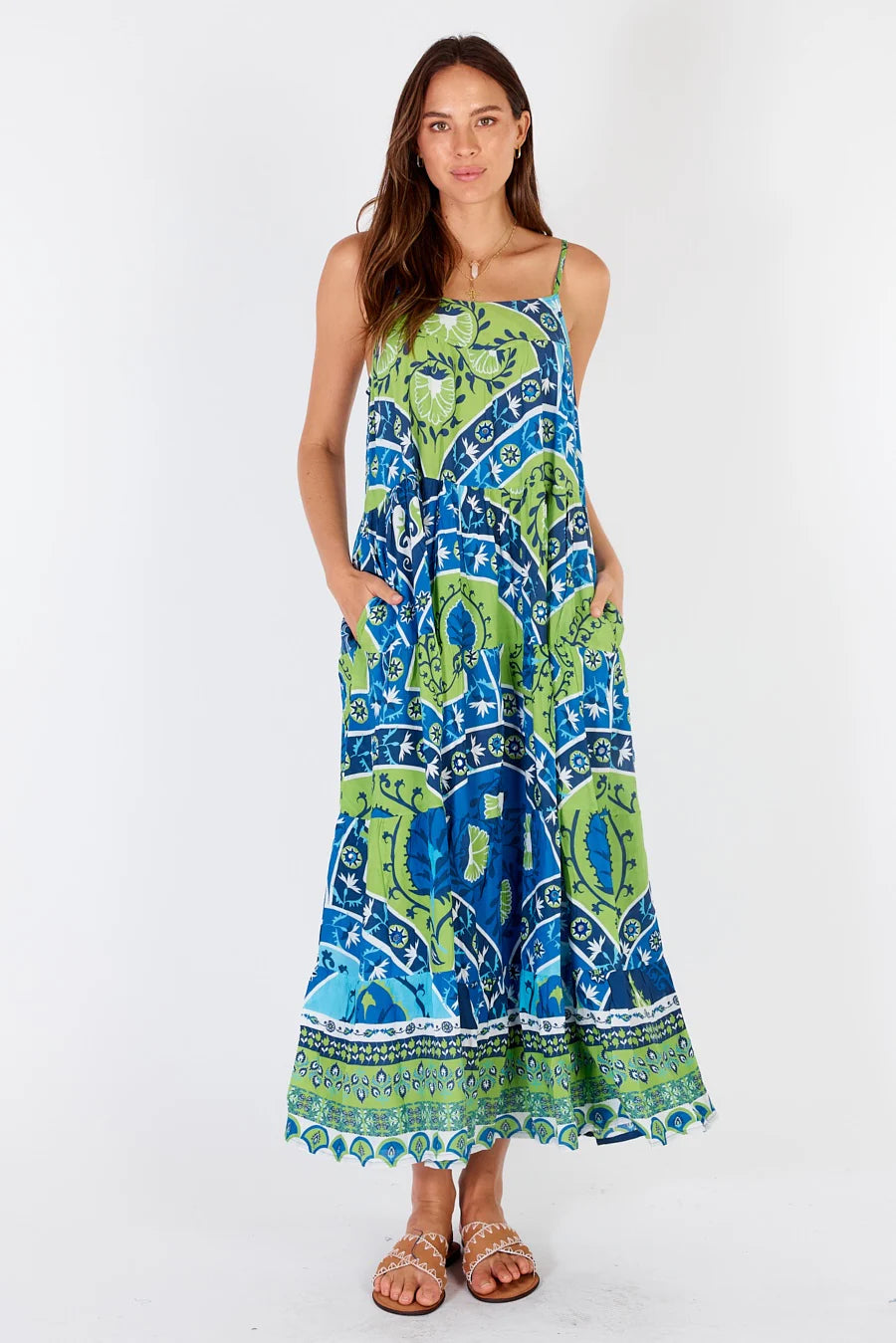 Ariba Sundress Navy Dress