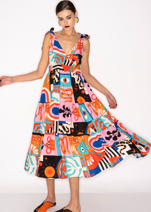 Peace+Chaos-Genre Long Dress-Justbrazil