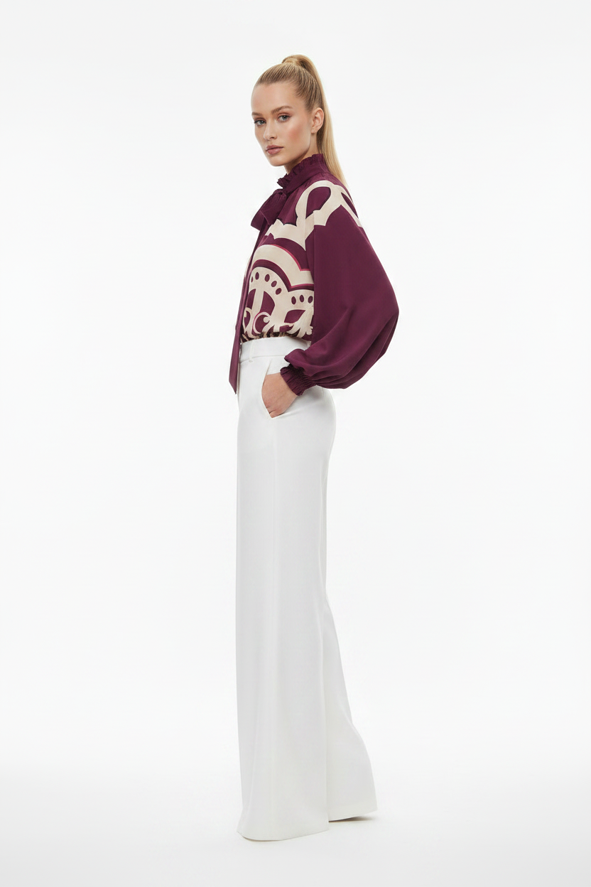 Cerere Fan Placée Blouse