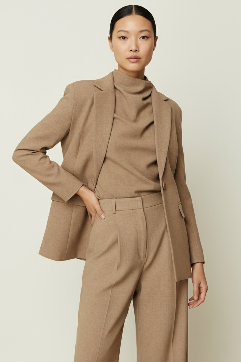 Signature Jacket Beige