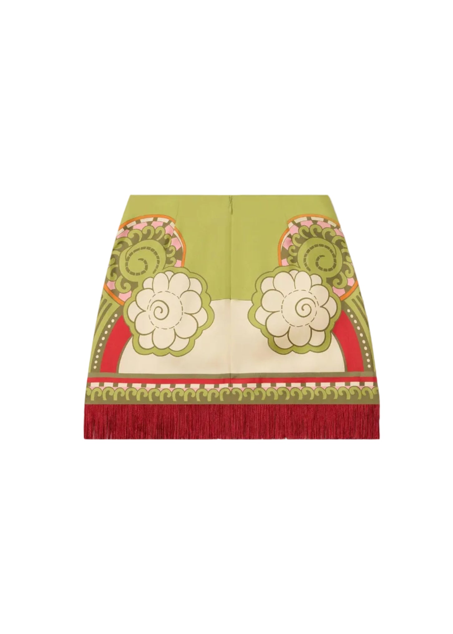 Foulard Mini Skirt With Fringes