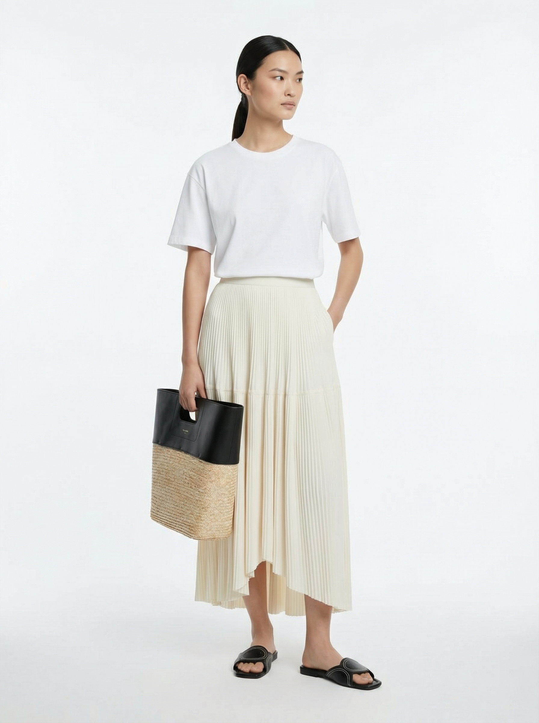 Shell Ivory Skirt