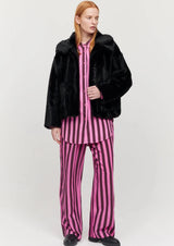 Traci Coat Mink Black
