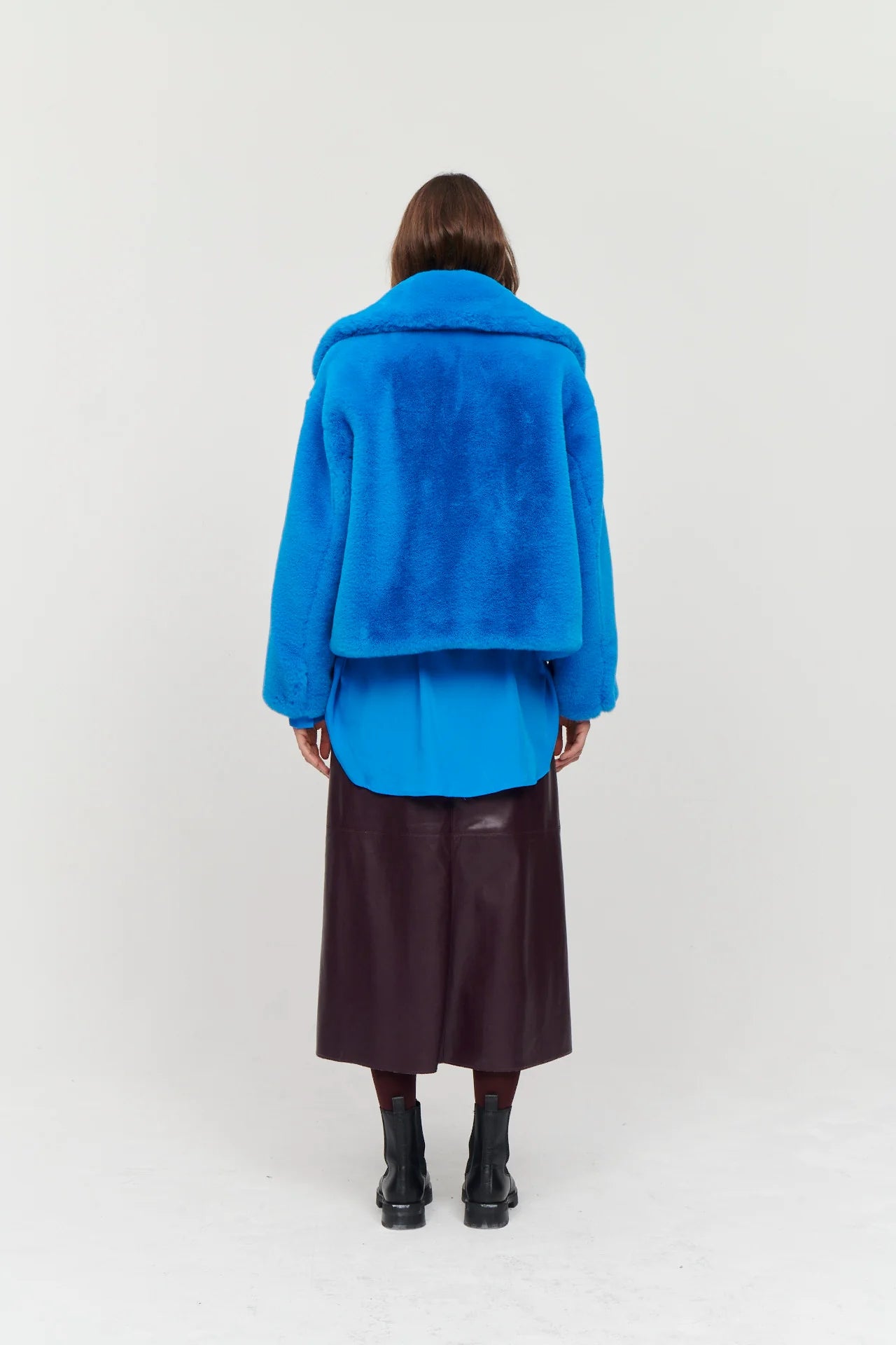 Traci Coat Azure Blue