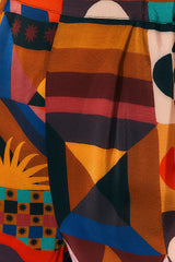 Tropical Shapes Multicolor Pants