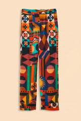 Tropical Shapes Multicolor Pants