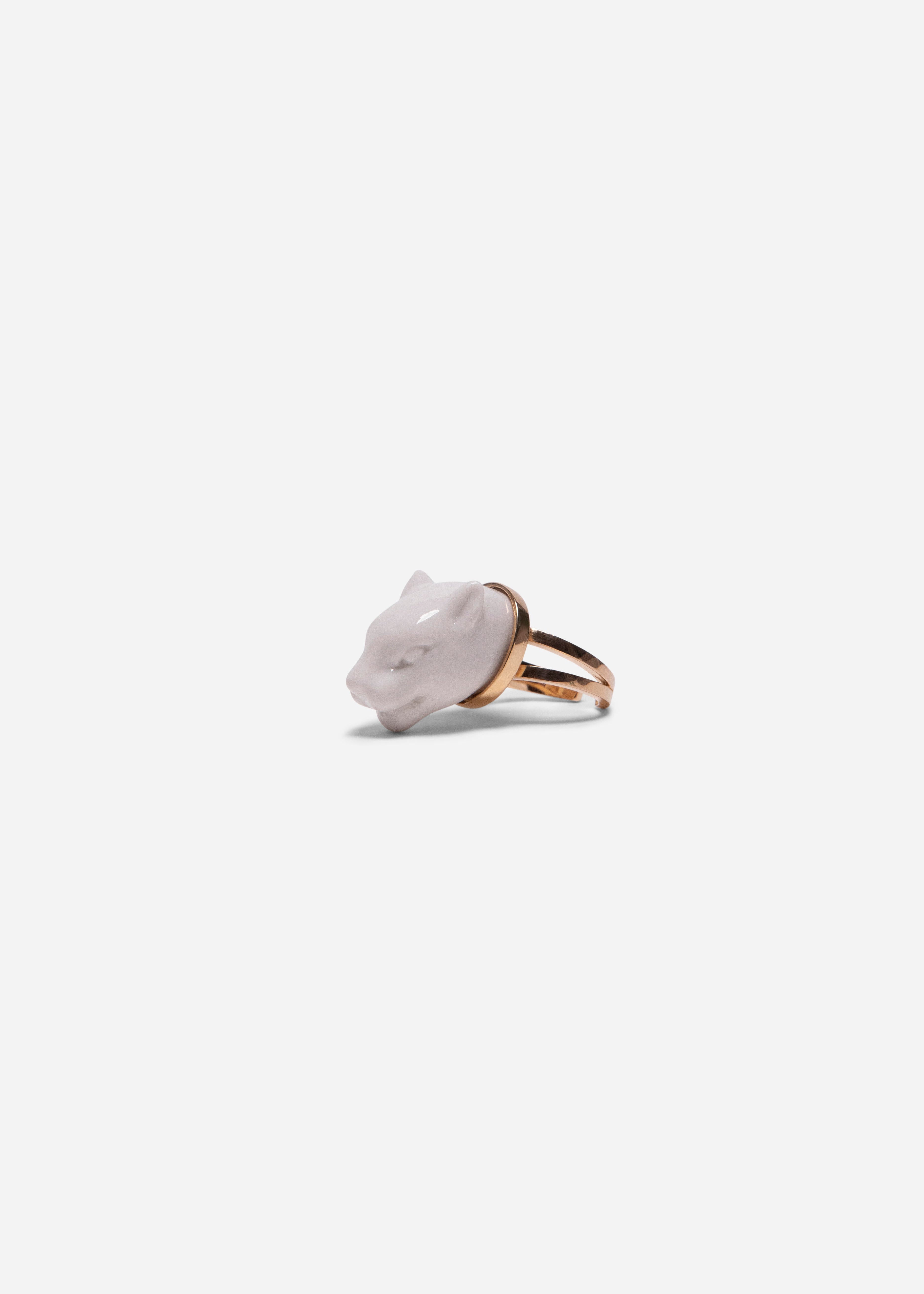 Panther Head Adjustable Ring