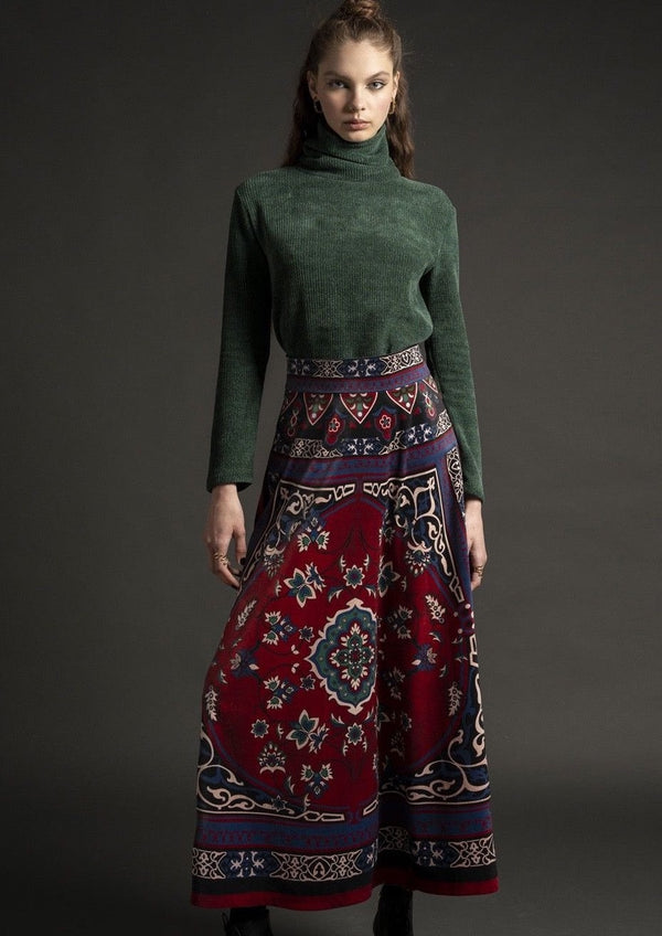 PEACE AND CHAOS-ARCHIVAL LONG SKIRT CORDUROY-JUST BRAZIL