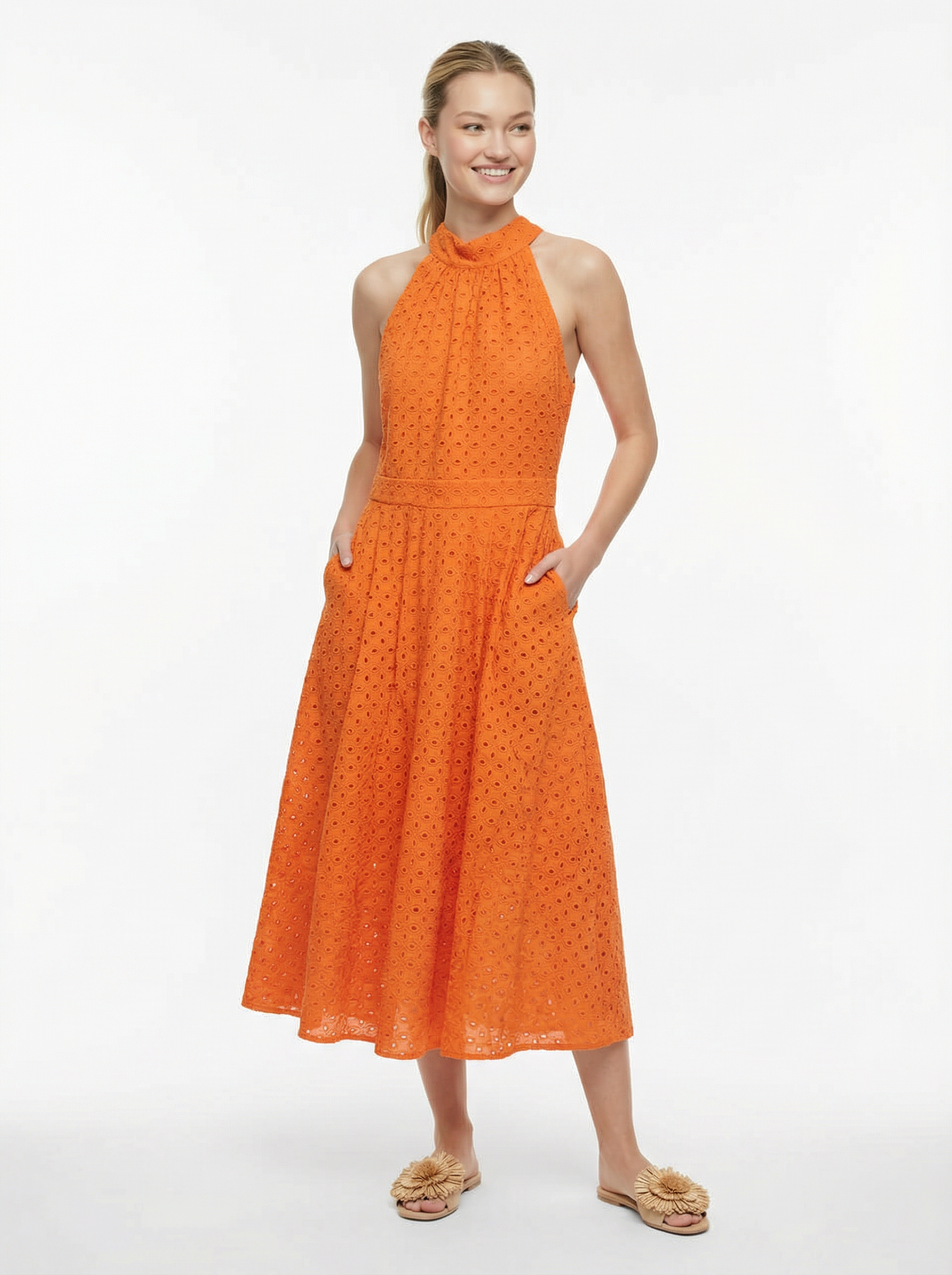 Vera Papaya Dress