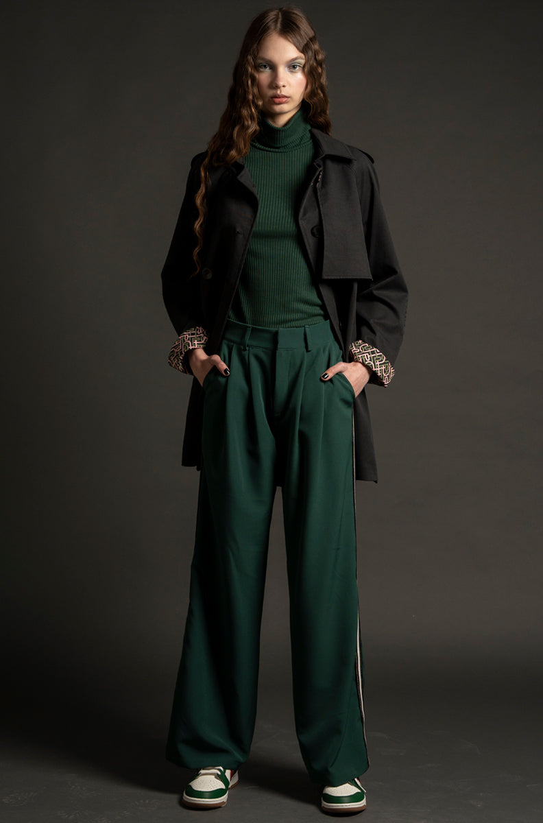 PEACE AND CHAOS-FOREST GREEN PANTS-JUST BRAZIL